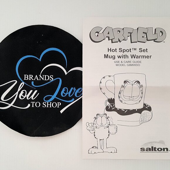 NEW Garfield Mug Warmer With 12 OZ Garfield Mug - Picture 11 of 13